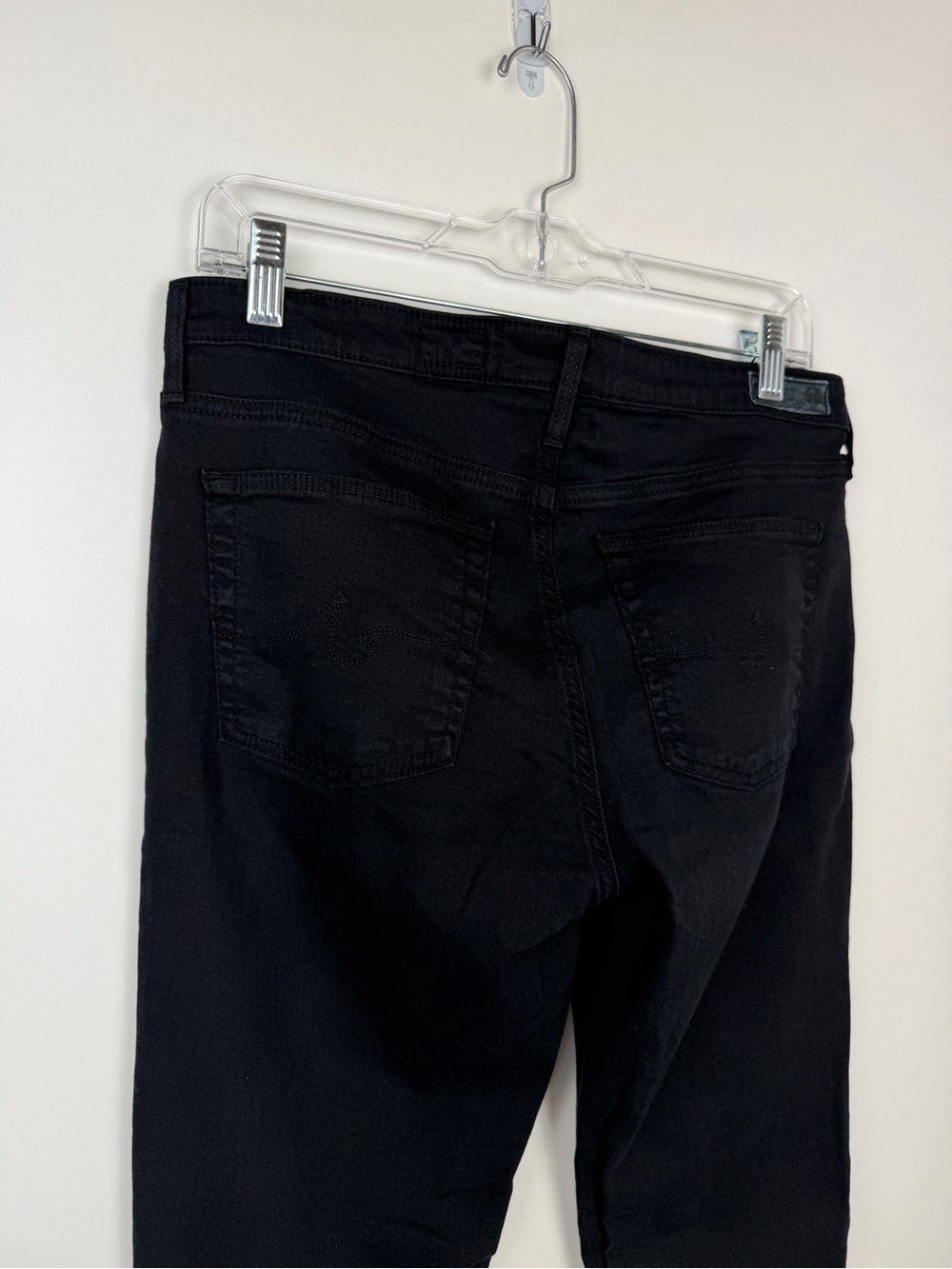 AG Adriano Goldschmied The Prima Mid-Rise Cigarette Jeans in Black Size 29R - Picture 8 of 14